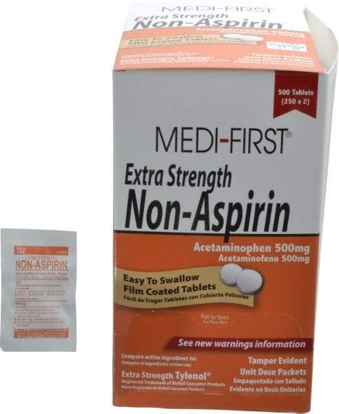 Medique - Medi-First Extra-Strength Non-Aspirin Tablets - Headache & Pain Relief - Benchmark Tooling