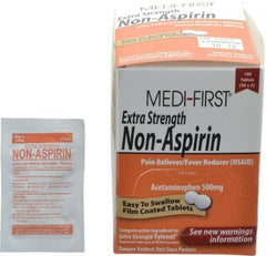 Medique - Medi-First Extra-Strength Non-Aspirin Tablets - Headache & Pain Relief - Benchmark Tooling