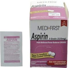 Medique - Medi-First Aspirin Tablets - Headache & Pain Relief - Benchmark Tooling