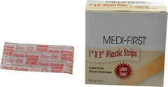 Medique - 3" Long x 1" Wide, General Purpose Self-Adhesive Bandage - Plastic Bandage - Benchmark Tooling