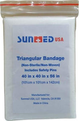 Medique - 40" Long x 40" Wide, Triangular Self-Adhesive Bandage - Benchmark Tooling