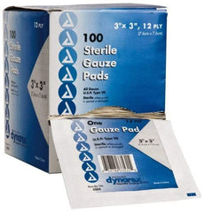 Medique - 3" Long x 3" Wide, General Purpose Pad - Gauze Bandage - Benchmark Tooling