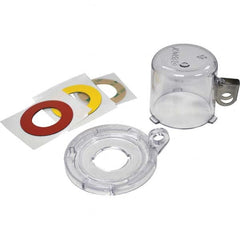 Brady - Pneumatic & Valve Lockouts Type: Push-Button & Rotary Switch Lockout Maximum Valve Handle Size (Inch): 0.870 - Benchmark Tooling
