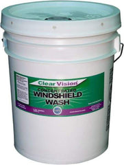 Clear Vision - Water-Based Solution Windshield Washer Fluid - 5 Gal Pail - Benchmark Tooling