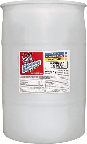 Oil Eater - 2-Butoxyethanol Multipurpose Cleaner/Degreaser - 30 Gal Drum - Benchmark Tooling