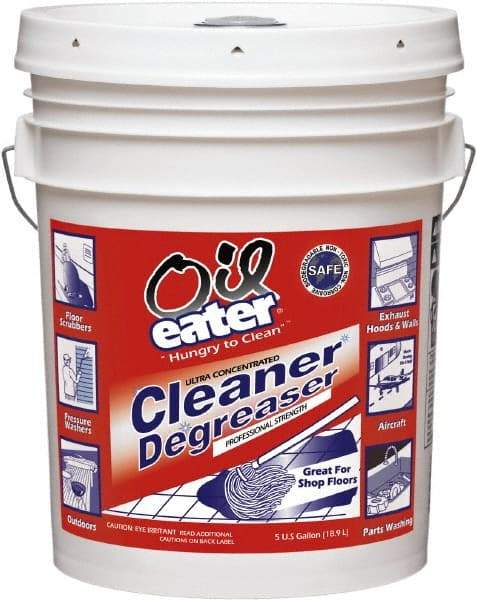 Oil Eater - 2-Butoxyethanol Multipurpose Cleaner/Degreaser - 5 Gal Pail - Benchmark Tooling