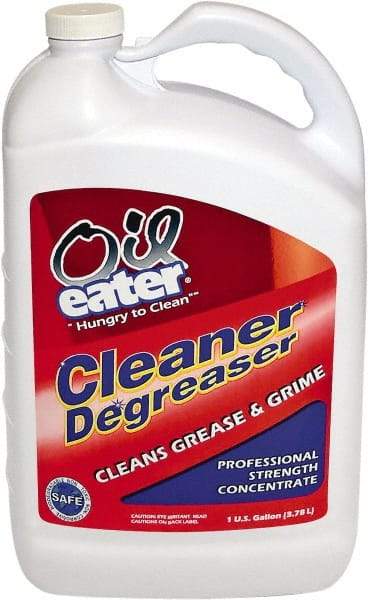 Oil Eater - 2-Butoxyethanol Multipurpose Cleaner/Degreaser - 1 Gal. Bottle, 30°F Freezing Point - Benchmark Tooling