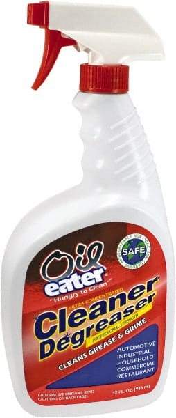 Oil Eater - 2-Butoxyethanol Multipurpose Cleaner/Degreaser - 32 oz. Spray Bottle, 30°F Freezing Point - Benchmark Tooling