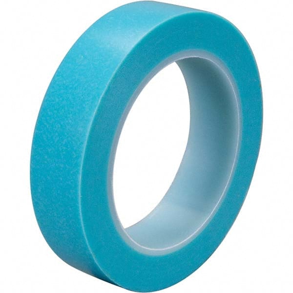 Masking Tape: 36 yd Long, 5.4 mil Thick, Blue Vinyl, Rubber Adhesive, 16 lb/in Tensile Strength