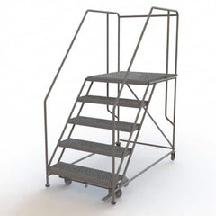 TRI-ARC - Rolling & Wall Mounted Ladders & Platforms Type: Rolling Work Platform Style: Steel Work Platform - Benchmark Tooling