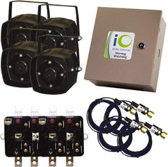 iO HVAC Controls - 1 or 3 Phase, 24 VAC, 0-2A Amp, 2 Max Fuse A, Air Conditioner Theft Alarm - 11" Wide x 11" Deep x 11" High, For Use with Condensing Unit - Benchmark Tooling