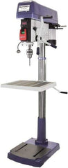 Palmgren - 20" Swing, Step Pulley Drill Press - 16 Speed, 1-1/2 hp, Three Phase - Benchmark Tooling