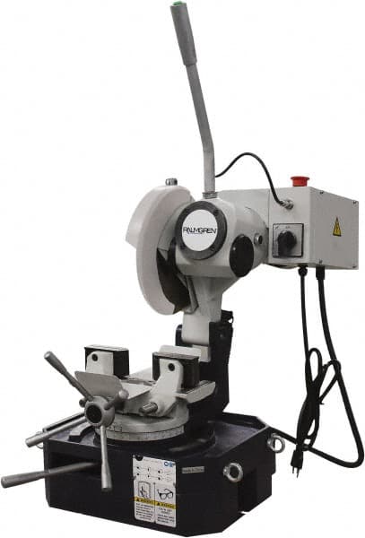 Palmgren - 1 Cutting Speed, 10" Blade Diam, Cold Saw - 52 RPM Blade Speed, Bench Machine, 1 Phase, Compatible with Ferrous Material - Benchmark Tooling