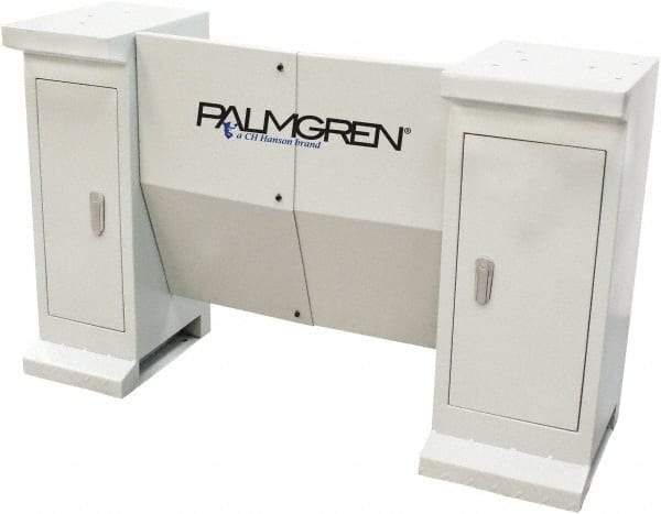 Palmgren - 41" Long x 30" High x 14" Deep, Lathe Cabinet without Chip Pan - Compatible with 9" x 20" Bench Lathes - Benchmark Tooling