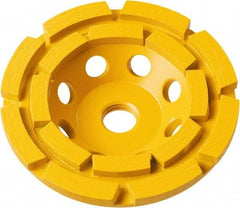 DeWALT - 5" Diam x 5/8" Hole x 1.1" Thick, I Hardness, Surface Grinding Wheel - Diamond, Type 11C9, Medium/Fine Grade - Benchmark Tooling