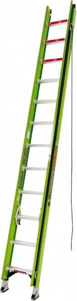 Little Giant Ladder - 24' High, Type IAA Rating, Fiberglass Extension Ladder - 375 Lb Capacity, 22' Working Length - Benchmark Tooling