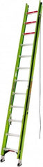 Little Giant Ladder - 24' High, Type IAA Rating, Fiberglass Extension Ladder - 375 Lb Capacity, 22' Working Length - Benchmark Tooling