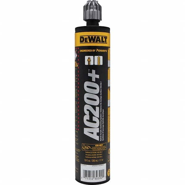 DeWALT Anchors & Fasteners - Anchoring Adhesives Adhesive Material: Acrylic Volume (fl. oz.): 9.50 - Benchmark Tooling