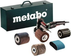 Metabo - 4 to 8" Pad Diam, 800 to 3,000 RPM, 0.25 hp, Handheld Electric Burnisher - 5/8-11" Spindle Thread, 14.5 Amps, 120 Volts - Benchmark Tooling