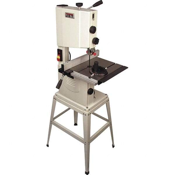 Jet - 10" Open Stand Bandsaw - 9-1/2" x 4-1/8" Cutting Capacity - Benchmark Tooling