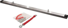 Sweepex - 48" Long Magnetic Sweeper Bar - 2" Wide x 2" High, 1 to 2" Clearance - Benchmark Tooling