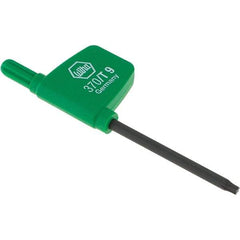 Wiha - T9 Torx Key - Flag-Style, 40mm Length Under Head, 2.9" OAL - Benchmark Tooling