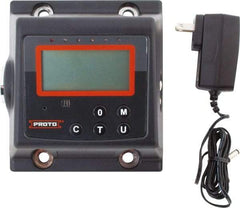 Proto - 5 to 50 Ft/lb, Electronic Torque Tester - Accurate to ± 1% CW and ± 3% CCW Digit Accuracy, 5-5/8" OAL, 3/8" Drive - Benchmark Tooling