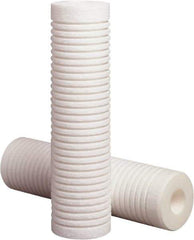 3M Purification - 2.6" OD, 25µ, Polypropylene Melt Blown-Thermal Bonded Cartridge Filter - 10" Long, Reduces High Capacity Sediments Filtration - Benchmark Tooling