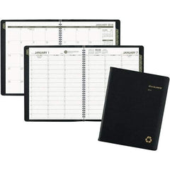 AT-A-GLANCE - 128 Sheet, 8-1/4 x 10-7/8", Weekly/Monthly Appointment Book - Black - Benchmark Tooling