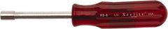 Xcelite - 1/4" Hollow Shaft Nutdriver - Plastic Handle, 7-1/4" OAL - Benchmark Tooling