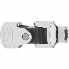 Proto - 5/16", 3/8" Drive, Intermediate Hand Socket - 12 Points, 1-47/64" OAL, Steel, Full Polish Finish - Benchmark Tooling