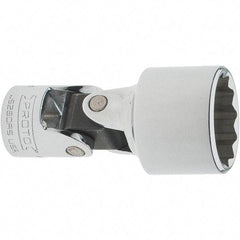 Proto - 13/16", 3/8" Drive, Intermediate Hand Socket - 12 Points, 2-1/4" OAL, Steel, Full Polish Finish - Benchmark Tooling