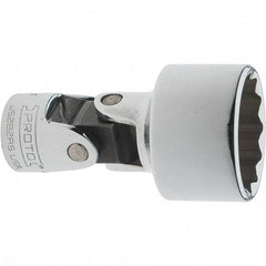 Proto - 15/16", 3/8" Drive, Intermediate Hand Socket - 12 Points, 2-1/4" OAL, Steel, Full Polish Finish - Benchmark Tooling