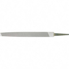 Stanley - 12" Long, Bastard Cut, Flat American-Pattern File - Single Cut, 0.3" Overall Thickness - Benchmark Tooling