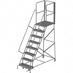 TRI-ARC - Rolling & Wall Mounted Ladders & Platforms Type: Rolling Warehouse Ladder Style: Rolling Platform Ladder - Benchmark Tooling