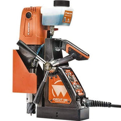 WALTER Surface Technologies - 1/2" Chuck, Portable Electromagnetic Drill Press - 600 RPM, 8 Amps, 850 Watts, 120 Volts - Benchmark Tooling