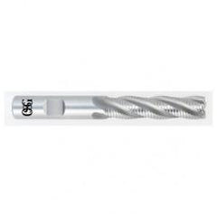 5/8 x 5/8 x 2-1/2 x 4-5/8 4 Fl HSS-CO Roughing Center Cutting End Mill -  Bright - Benchmark Tooling