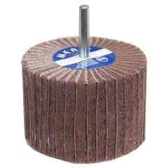 2″ × 1 1/2″ × 1/4″ Interleaf Non-Woven Flap Wheel 60 Grit Aluminum Oxide - Benchmark Tooling