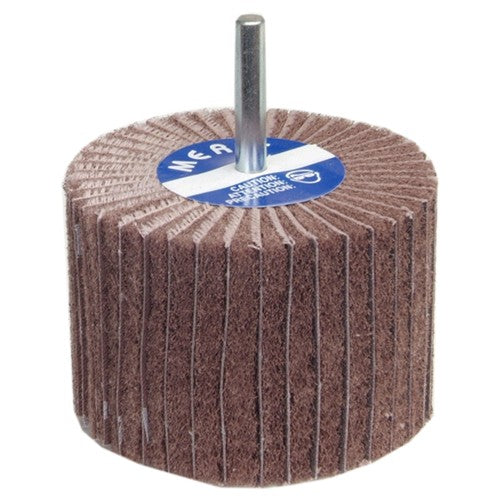 2″ × 1 1/2″ × 1/4″ Interleaf Non-Woven Flap Wheel 320 Grit Aluminum Oxide - Benchmark Tooling