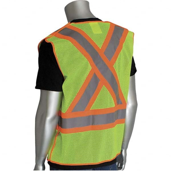 PIP - Size 2XL Lime Mesh Breakaway High Visibility Vest - Benchmark Tooling