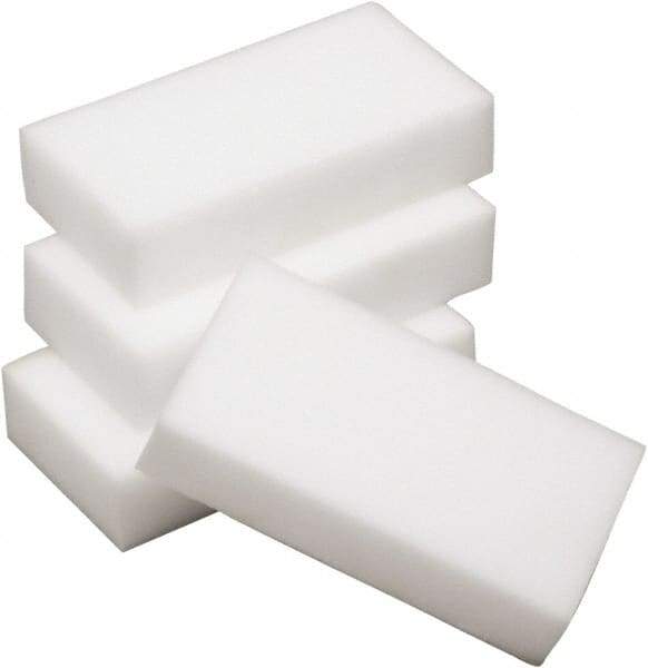 Ability One - 2.3" Long x 4.6" Wide x 1" Thick Cleansing Pad - Medium-Duty, White - Benchmark Tooling