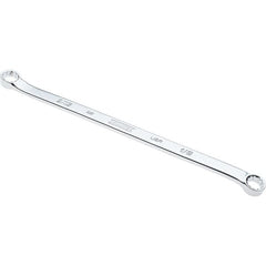 Proto - 1/2" x 9/16" 12 Point Box Wrench - Double End, 53/64" Head Diam x 3/8" Head Thickness, 11-35/64" OAL, Steel, Polished Finish, 15° Offset - Benchmark Tooling