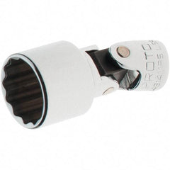 Proto - 1/4" Drive, Standard Hand Socket - 12 Points, 1-17/64" OAL, Steel, Full Polish Finish - Benchmark Tooling