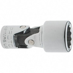 Proto - 1/4" Drive, Standard Hand Socket - 12 Points, 1-17/64" OAL, Steel, Full Polish Finish - Benchmark Tooling