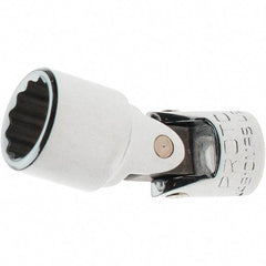 Proto - 1/4" Drive, Standard Hand Socket - 12 Points, 1-17/64" OAL, Steel, Full Polish Finish - Benchmark Tooling