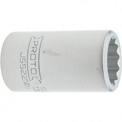 Proto - 3/4" Drive, Standard Hand Socket - 12 Points, 2.307" OAL, Steel, Full Polish Finish - Benchmark Tooling