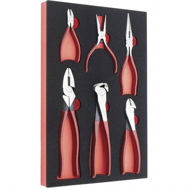 Proto - 6 Piece Crimper/Cutter Cutting Pliers - Comes in 11 x 16 Foam Insert - Benchmark Tooling