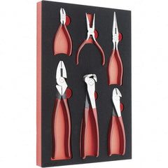 Proto - 6 Piece Crimper/Cutter Cutting Pliers - Comes in 11 x 16 Foam Insert - Benchmark Tooling