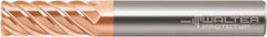 Walter-Prototyp - 10mm, 6 Flute, Single End, Solid Carbide, 1mm Corner Radius End Mill - 72mm OAL, 50° Helix, Right Hand Flute, 22mm LOC, Right Hand Cut - Benchmark Tooling