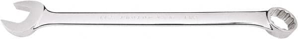 Proto - 1-1/2" 12 Point Combination Wrench - 15° Offset Angle, 20-1/4" OAL, Steel, Full Polish Finish - Benchmark Tooling